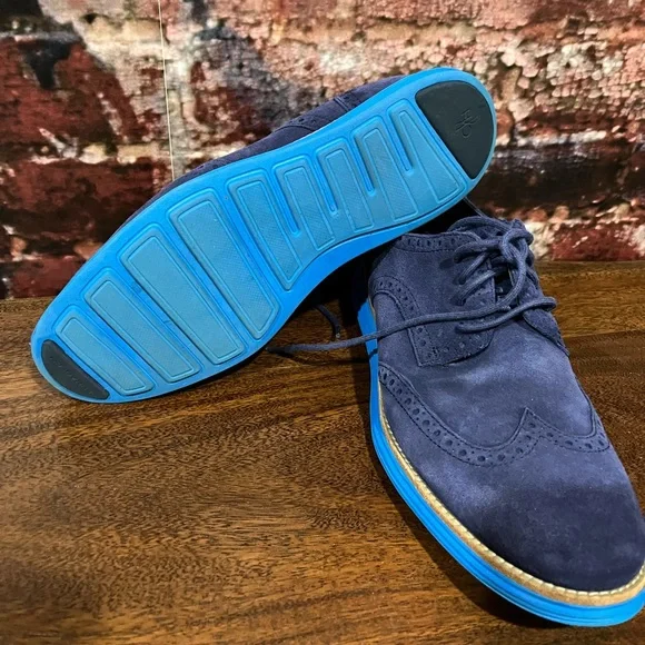 PREOWNED Men’s Cole Haan Zerogrand Wingtip Oxfords - Picture 6 of 9